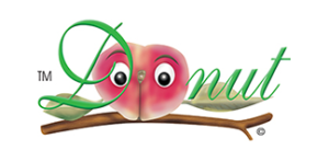 donut peach logo