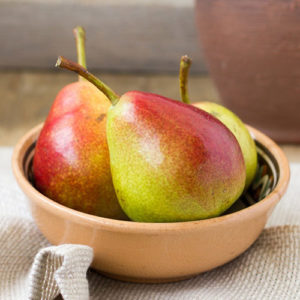 sweet sensation pears in a bowl